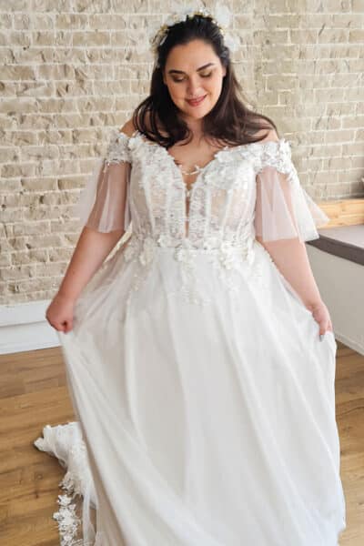 Star Dust- Plus size wedding gowns - Studio Levana - Couture Wedding Gowns