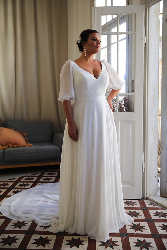 Paris Sunset Studio Levana Wedding Dresses for Brides of All Sizes