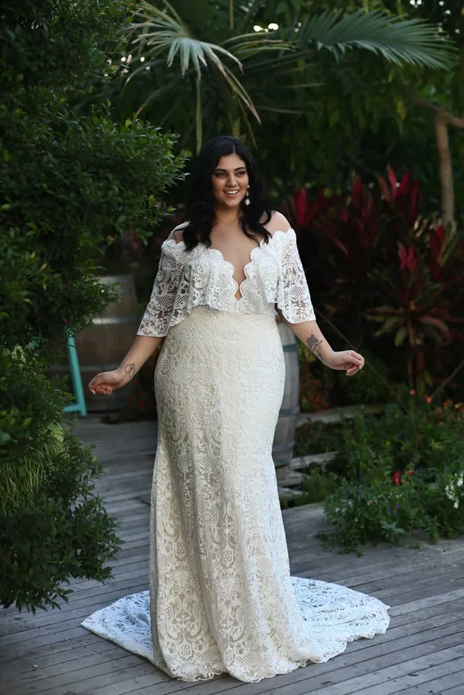 Plus Size Boho Wedding Dress Collection Studio Levana