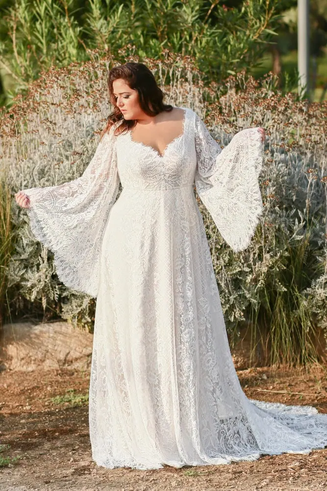 Bohemian shops dresses plus size