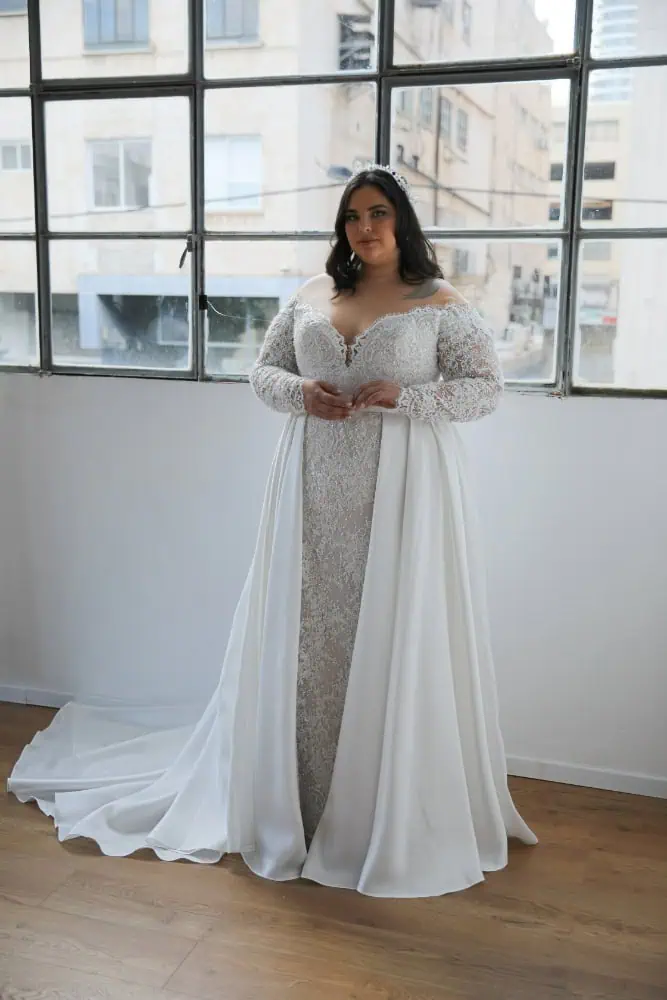 Trinity skirt Studio Levana Wedding Dresses for Brides of All Sizes